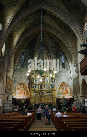 Alcudia, Majorque, Espagne, l'Esglesia paroissiale de Sant Jaume Banque D'Images