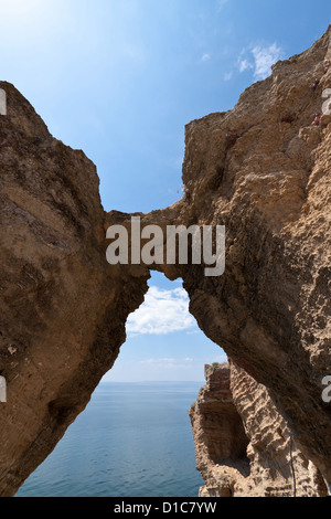 Rock Formation à la mer Noire en Bulgarie Banque D'Images