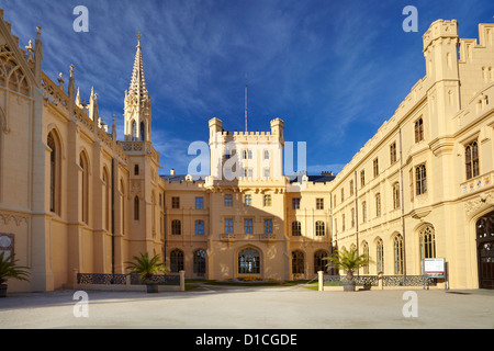 Château de Lednice, République Tchèque, Europe Banque D'Images