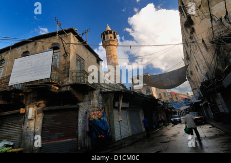 Suk (marché) de la SIDA, Saïda, au Sud Liban Banque D'Images