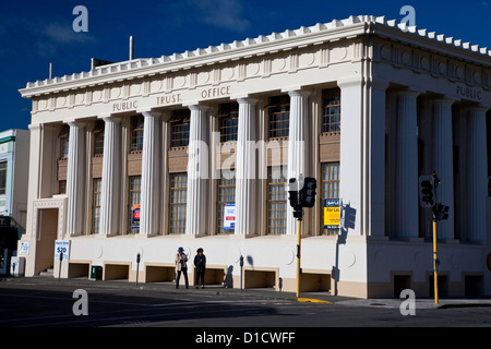 La confiance du public Office, Napier, Nouvelle-Zélande, île du nord. Banque D'Images