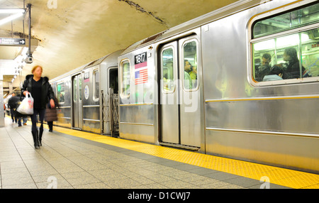 42 e Rue, Grand Central Terminal, numer 7 Metro, Manhattan, New York City, USA Banque D'Images