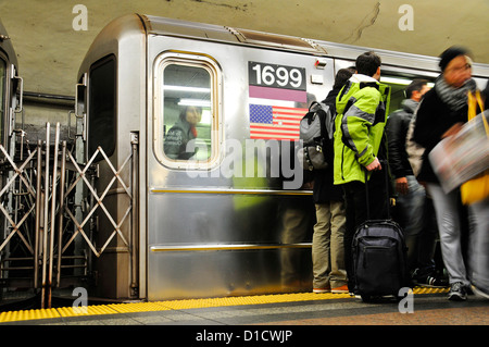 42 e Rue, Grand Central Terminal, numer 7 Metro, Manhattan, New York City, USA Banque D'Images