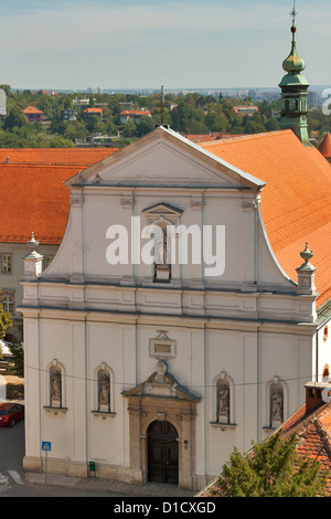 L'église de St Catherine. Zagreb, Croatie Banque D'Images