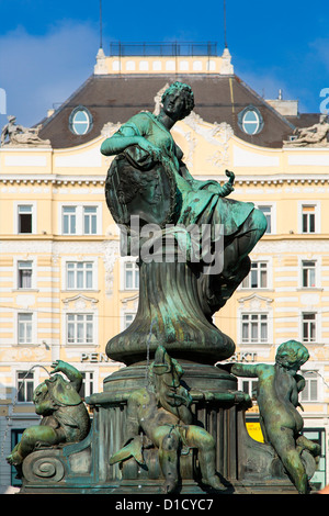 L'Autriche, Vienne, Neuer Markt Banque D'Images