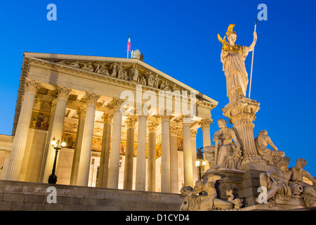 L'Autriche, Vienne, le Parlement de l'Autriche Banque D'Images