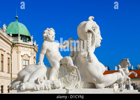 L'Autriche, Vienne, le Palais du Belvédère Banque D'Images