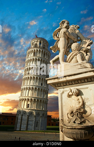 La Tour De Pise, Italie Banque D'Images