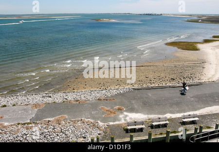 (060521-SWR035) 21 mai 2006 -- Southhampton, New York - Shinnecock Bay vue depuis l'Ponquoque Bridge Crédit : ©Stacy Walsh Rosenstock/Alamy Banque D'Images