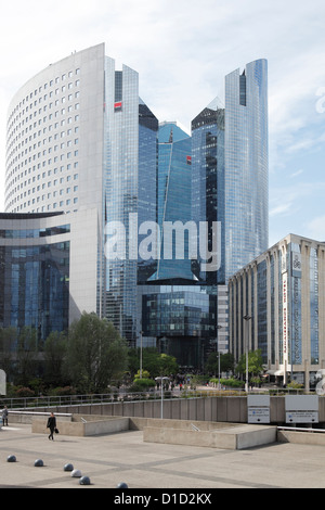 Siège de la Société Générale à La Défense Banque D'Images