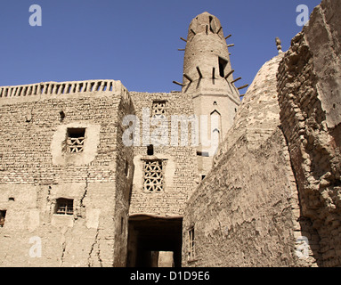 Vieille ville islamique,Al-Qasr ,oasis Dachla Banque D'Images