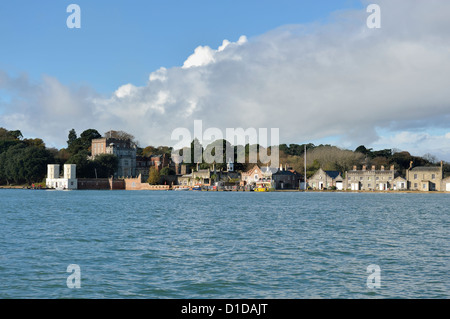 L'île de Brownsea, le port de Poole, Dorset England UK Banque D'Images