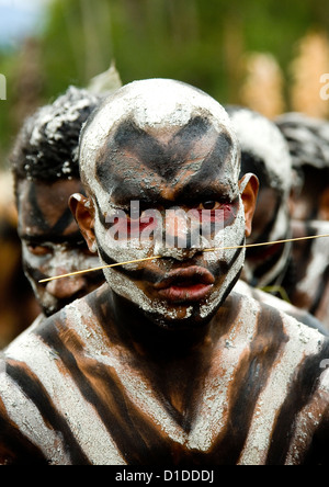 Le mont Hagen sing sing festival, Highlands, Papouasie Nouvelle Guinée Banque D'Images