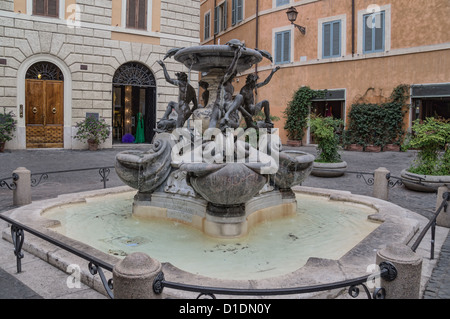 Fontana delle Tartarughe à Rome Banque D'Images