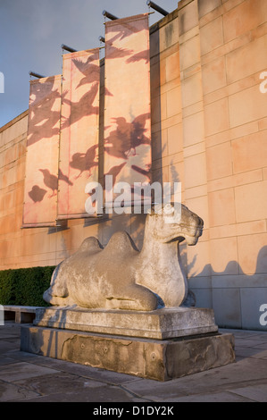 Sculpture de chameau, Seattle Asian Art Museum - Volunteer Park, Seattle, Washington Banque D'Images