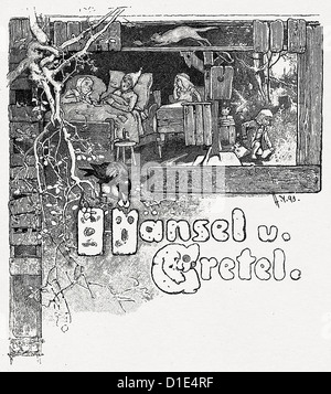 Hansel et Gretel Banque D'Images