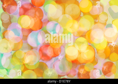 Lumière multicolore brouille abstract background Banque D'Images