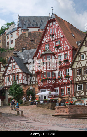 La place du marché, Miltenberg am Main, Bavaria, Germany, Europe Banque D'Images