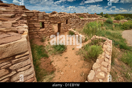 Lowry Pueblo, ruines Anasazi à Canyons of the Ancients National Monument, Colorado, USA Banque D'Images