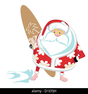 Santa extrême Banque D'Images