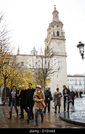 15/12/12 chef Ferran Adria sur visite à Logroño, La Rioja, Espagne. Prix du voyage marqué Logroño capitale gastronomique de l'Espagne 2012. Banque D'Images
