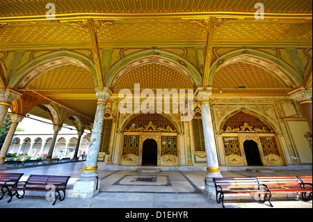 Le Conseil Impérial bâtiment où la décision des conseillers municipaux ont tenu des réunions. Le Palais de Topkapi, Istanbul, Turquie Banque D'Images