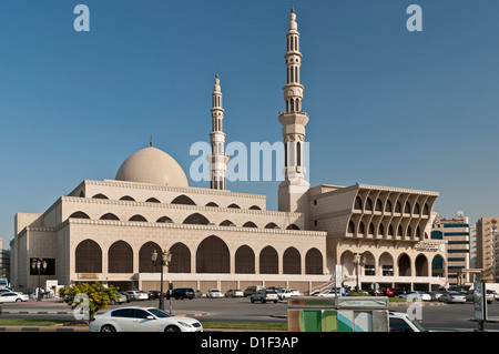 Mosquée Faisal, Sharjah, Emirats Arabes Unis Banque D'Images