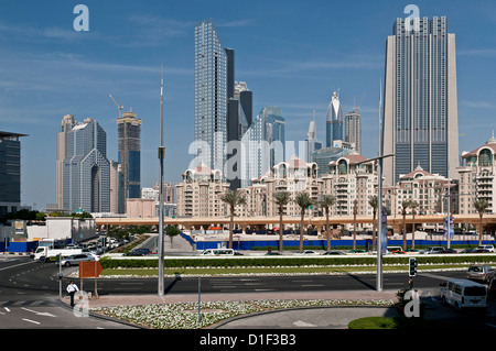 Gratte-ciel de Dubaï. Banque D'Images