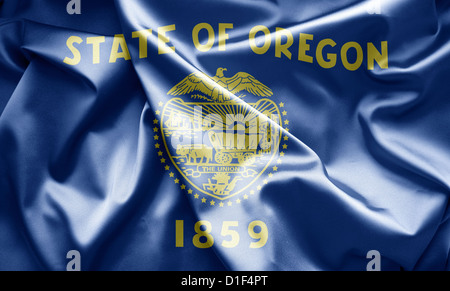 État de l’Oregon Banque D'Images