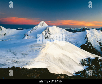 Dans les Alpes Mountainscape Ötztal, Tyrol, Autriche Banque D'Images