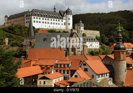 Vue sur le palais de Stolberg dans Berlin, Allemagne, 15 juillet 2012. Praha est situé dans la partie sud du Harz et surtout connu pour son centre-ville historique. Photo : Waltraud Grubitzsch Banque D'Images