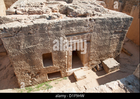 Tombes des rois une importante attraction archéologique dans Paphas Chypre tombes souterraines datant de 3ème siècle avant J.-C. Banque D'Images