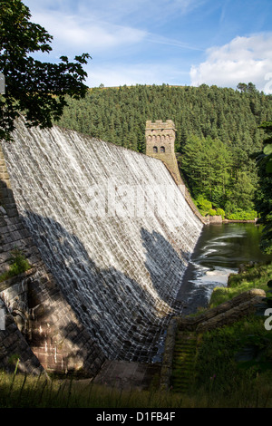 Barrage Réservoir Derwent Derwent Fairholmes East Derwent Valley Derbyshire Peak District National Park England UK Banque D'Images