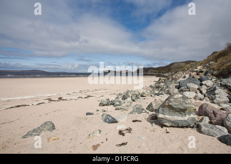 Peu de Gruinard Bay, Wester Ross, Highlands, Ecosse, Royaume-Uni, Europe Banque D'Images