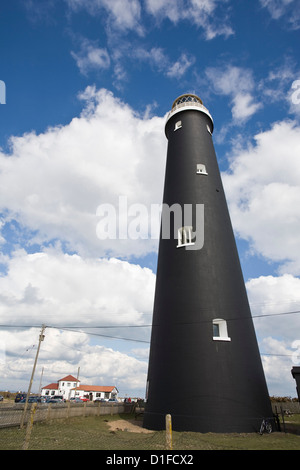 Le vieux phare, Dungeness, Kent, Angleterre, Royaume-Uni, Europe Banque D'Images