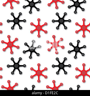 Des éléments abstraits sur un fond blanc - texture Banque D'Images