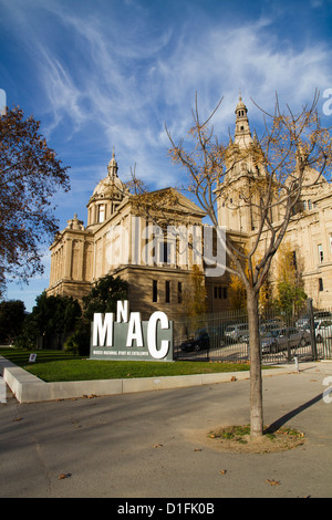 Barcelone Espagne Museo National Art Museum of Art de Catalogne Catalogne MNAC Palau Montjuïc Banque D'Images