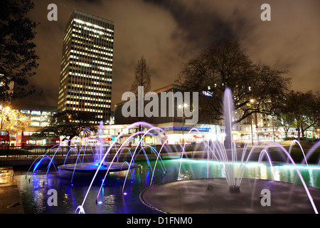 Fontaine couleur Marble Arch London UK Banque D'Images