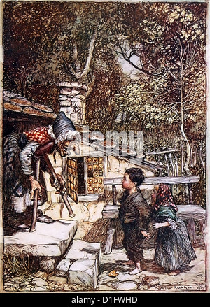 Hansel et Gretel Banque D'Images
