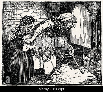 Hansel et Gretel Banque D'Images