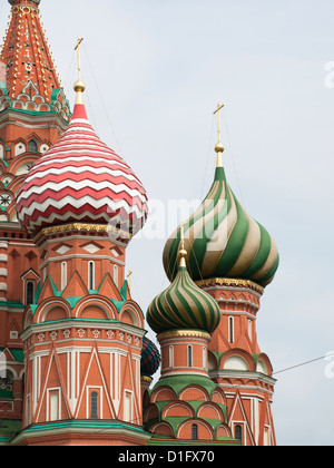 La Cathédrale Saint-Basile Moscou Russie détail Banque D'Images