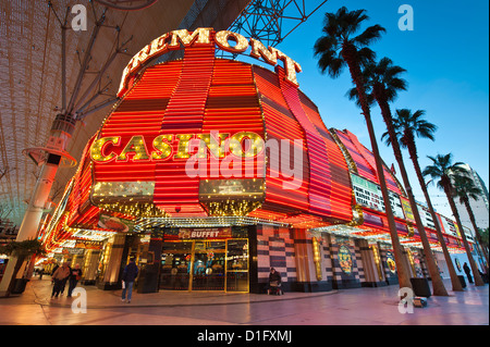 Fremont Casino et de la Fremont Street Experience, Las Vegas, Nevada, États-Unis d'Amérique, Amérique du Nord Banque D'Images