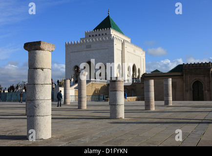 Mausolée de Mohammed V, Rabat, Maroc, Afrique du Nord, Afrique Banque D'Images