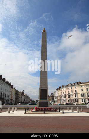 Monument commémoratif de la Première Guerre mondiale, Llandudno, Conwy County, au nord du Pays de Galles, Pays de Galles, Royaume-Uni, Europe Banque D'Images