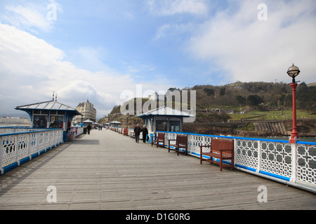 La jetée de Llandudno, Conwy, County, au nord du Pays de Galles, Pays de Galles, Royaume-Uni, Europe Banque D'Images