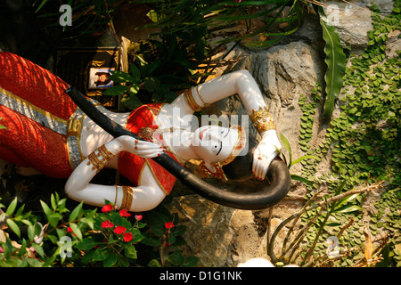 Siddharta statue dans le temple Doi Suthep, Chiang Mai, Thaïlande, Asie du Sud-Est, Asie Banque D'Images