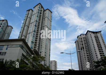 Condominiums à Mont Kiara, Malaisie Banque D'Images