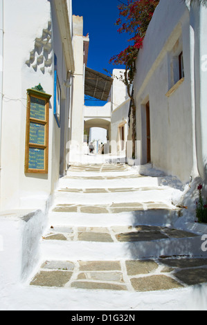 Village traditionnel de Lefkes, Paros, Cyclades, Mer Égée, îles grecques, Grèce, Europe Banque D'Images