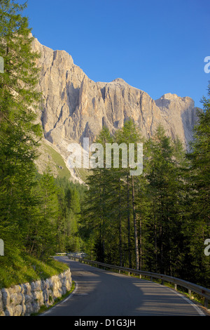 Sella Pass, provinces de Trente et Bolzano, Italie, Dolomites italiennes, de l'Europe Banque D'Images