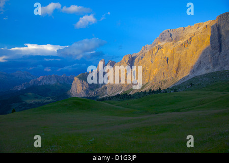 Sella Pass, provinces de Trente et Bolzano, Italie, Dolomites italiennes, de l'Europe Banque D'Images